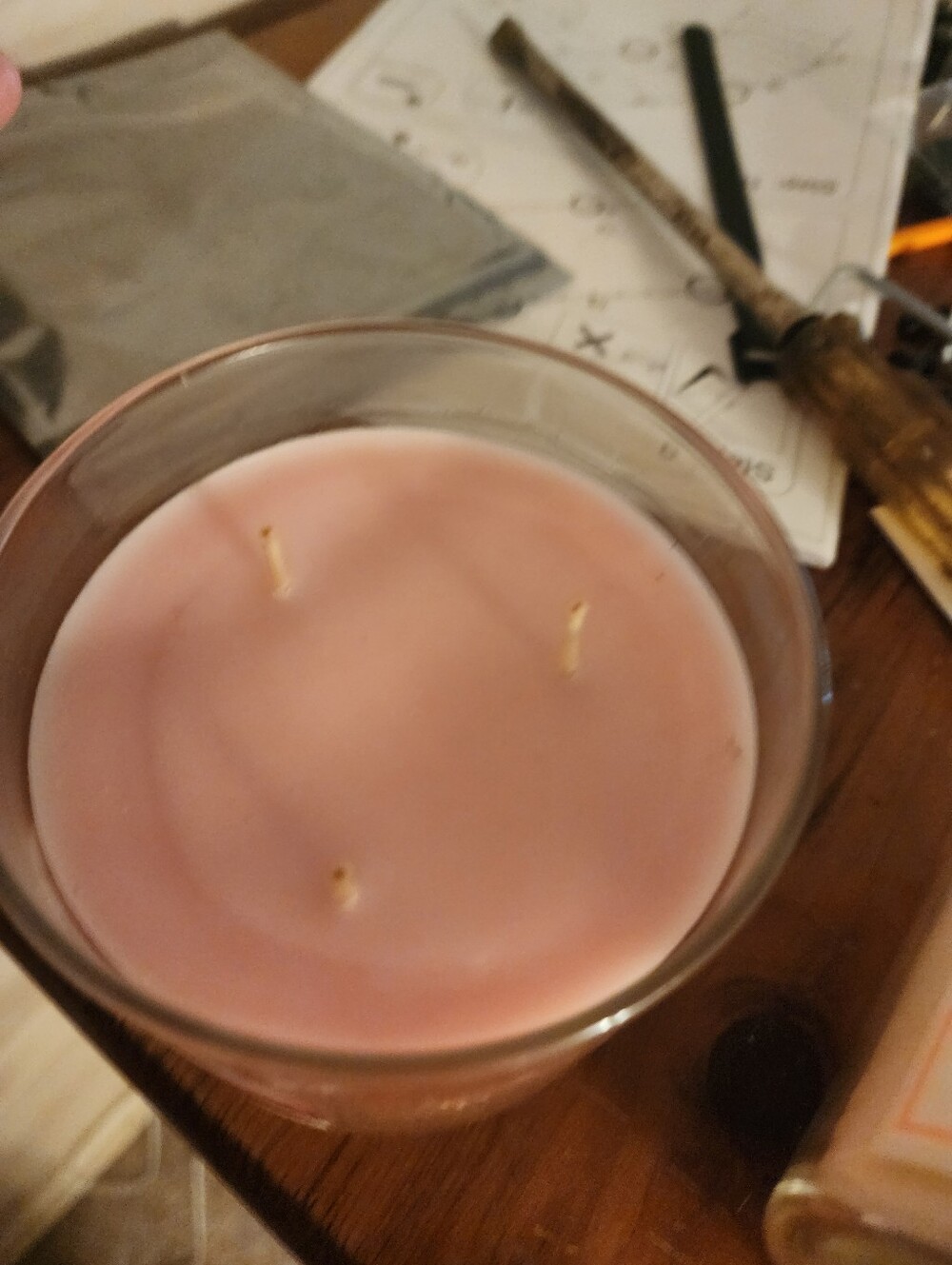 White Barn Watermelon Lemonade & Caramel Cream Soda Candles - Peach, Coral - Picture 3 of 5